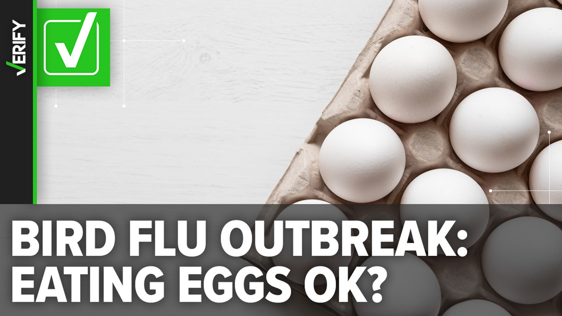 There is no evidence anyone has gotten the bird flu from eating eggs. Experts say fully cooking eggs reduces the risk of illnesses like the bird flu and salmonella.