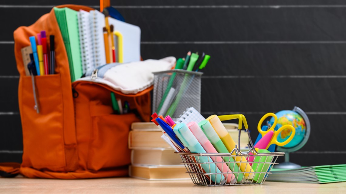 First day of school: Teachers buy school supplies with their own pay