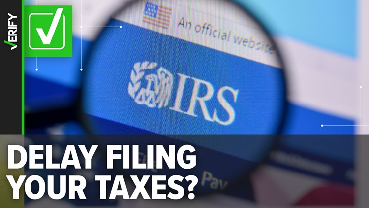 Yes, the IRS recommends people in up to 22 states wait to file their tax returns