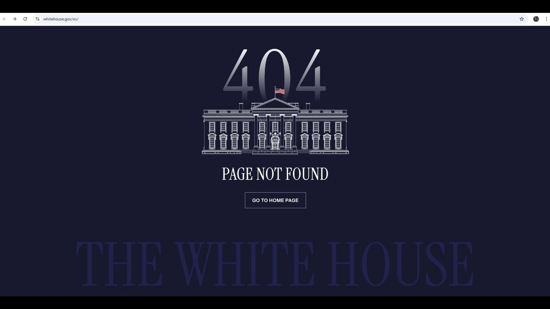 Is the White House Spanish site down? Yes, among others