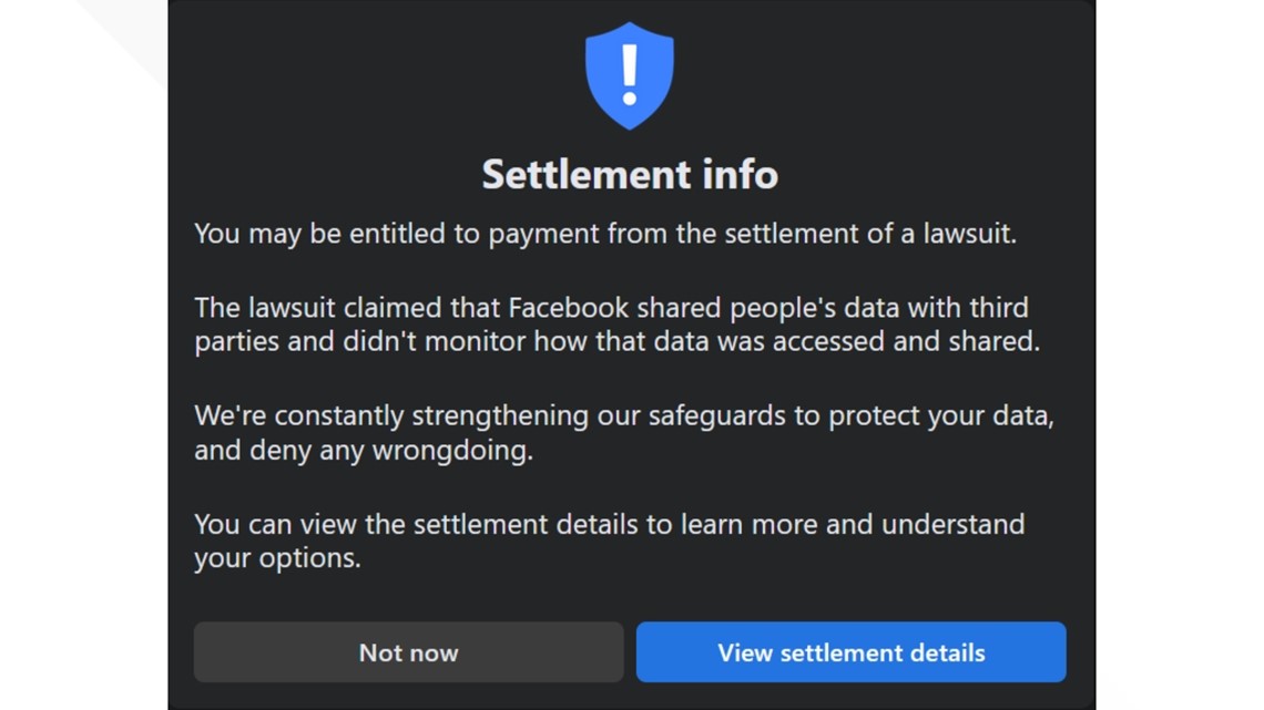 The Facebook privacy settlement is real -- how to claim your share