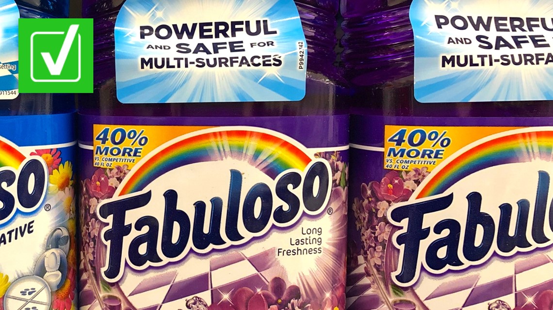 Fabuloso multipurpose cleaners recalled for bacteria risk