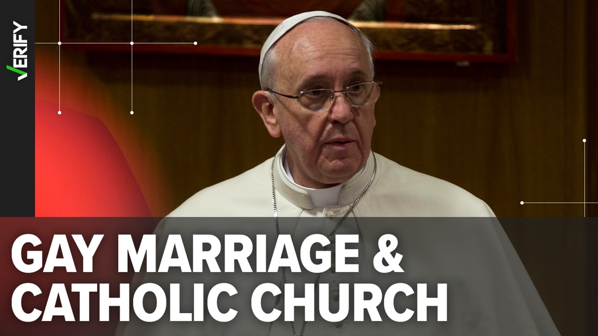 Pope Francis has approved allowing Catholic priests to bless same-sex couples, but the Catholic Church still affirms that marriage is between a man and a woman.