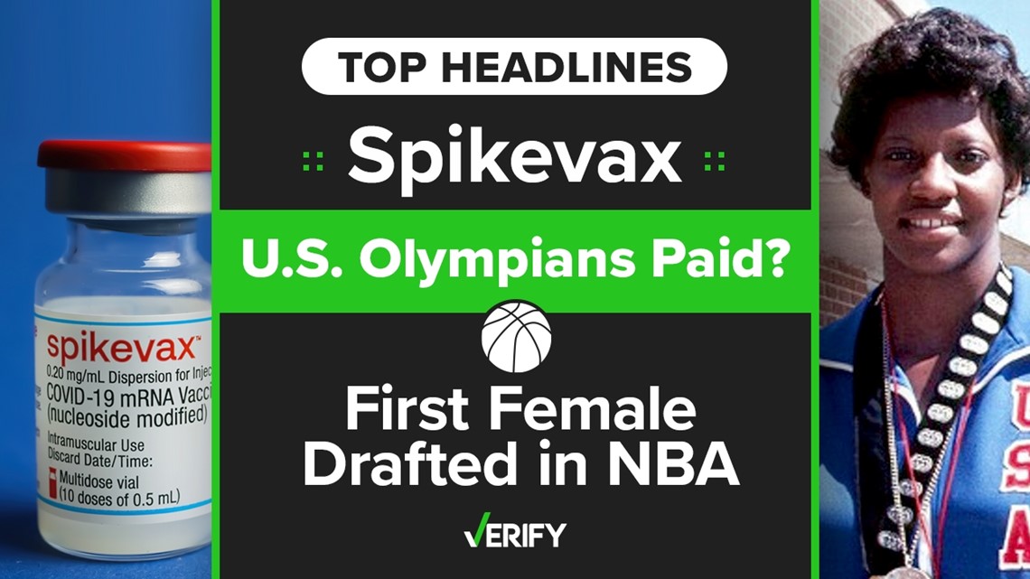 Top Headlines: Spikevax, paying Olympic athletes & first female drafted in NBA