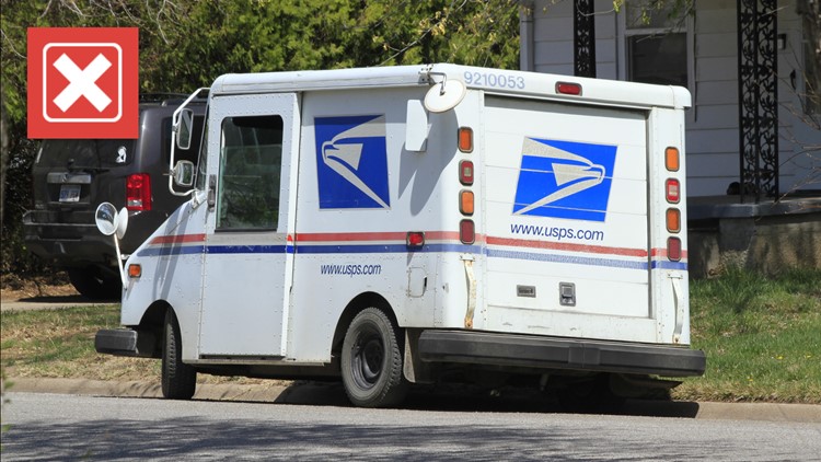 All USPS vehicles are not required to have license plates