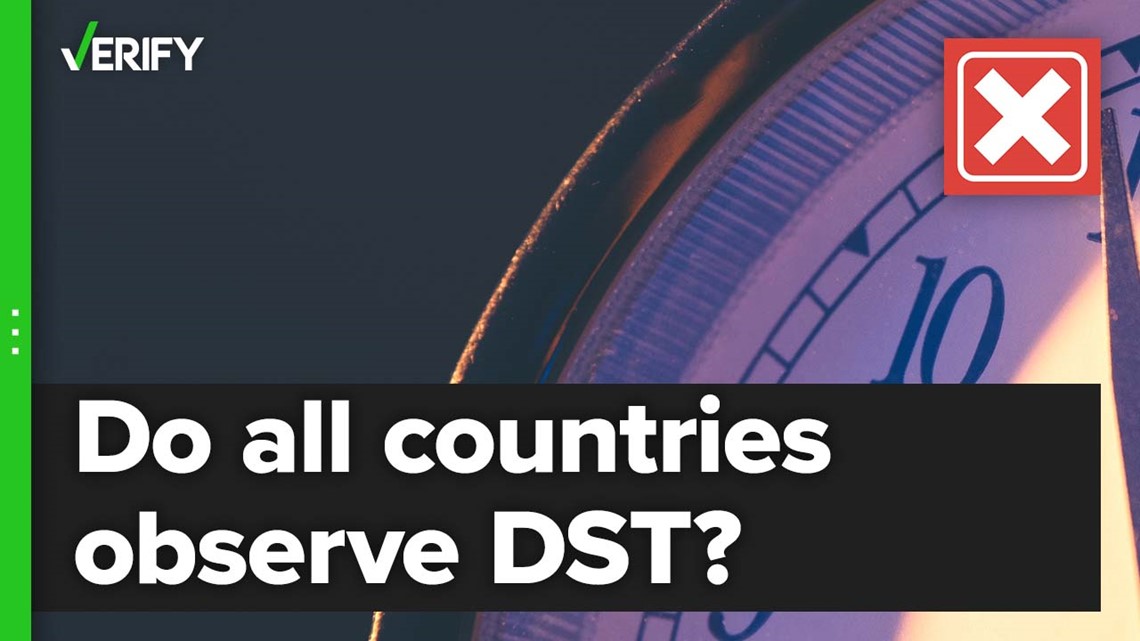 Daylight Saving Time Only a few countries turn back their clocks at