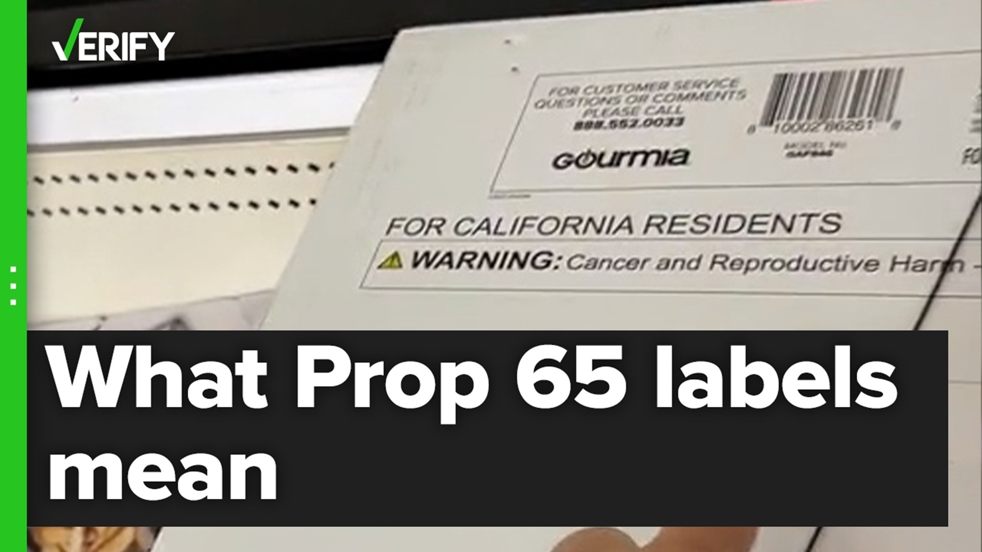 Prop 65 labels are meant to better inform consumers that a product or place may contain certain chemicals; they don’t mean one product is a significant cancer risk.