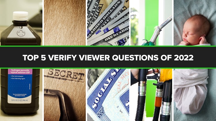 The top 5 VERIFY viewer questions of 2022
