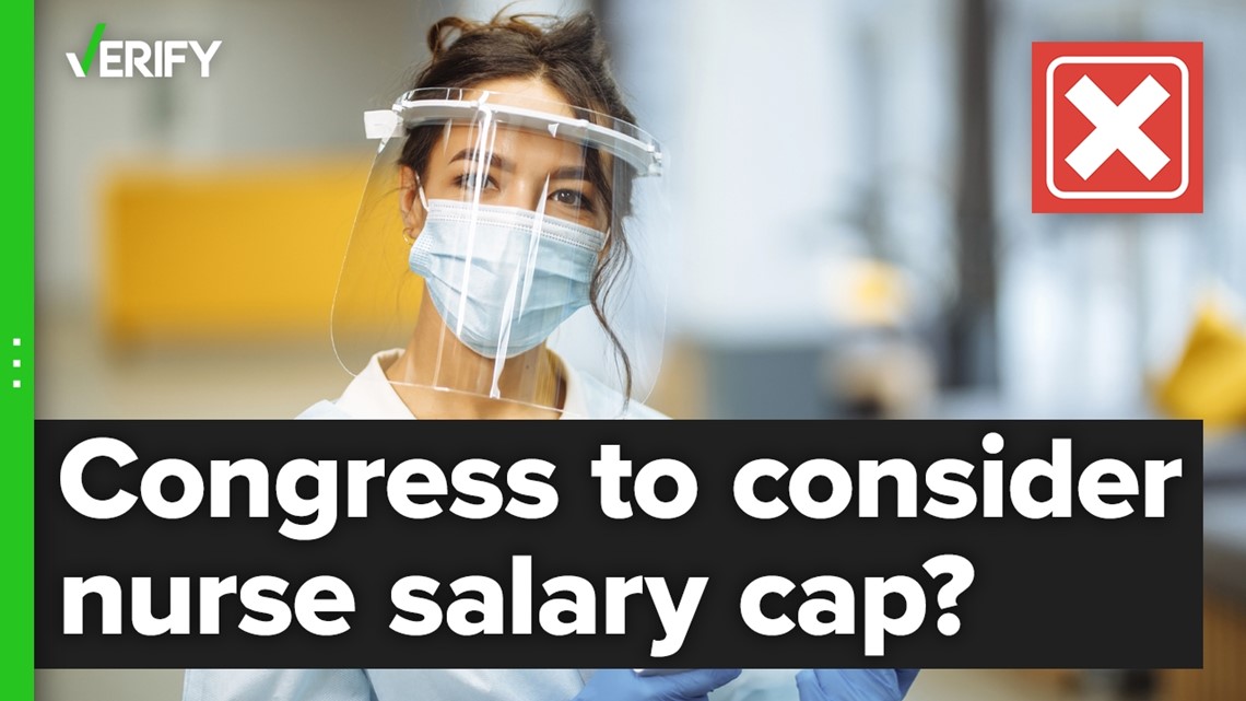 No, a federal salary cap for nurses is not being considered in Congress