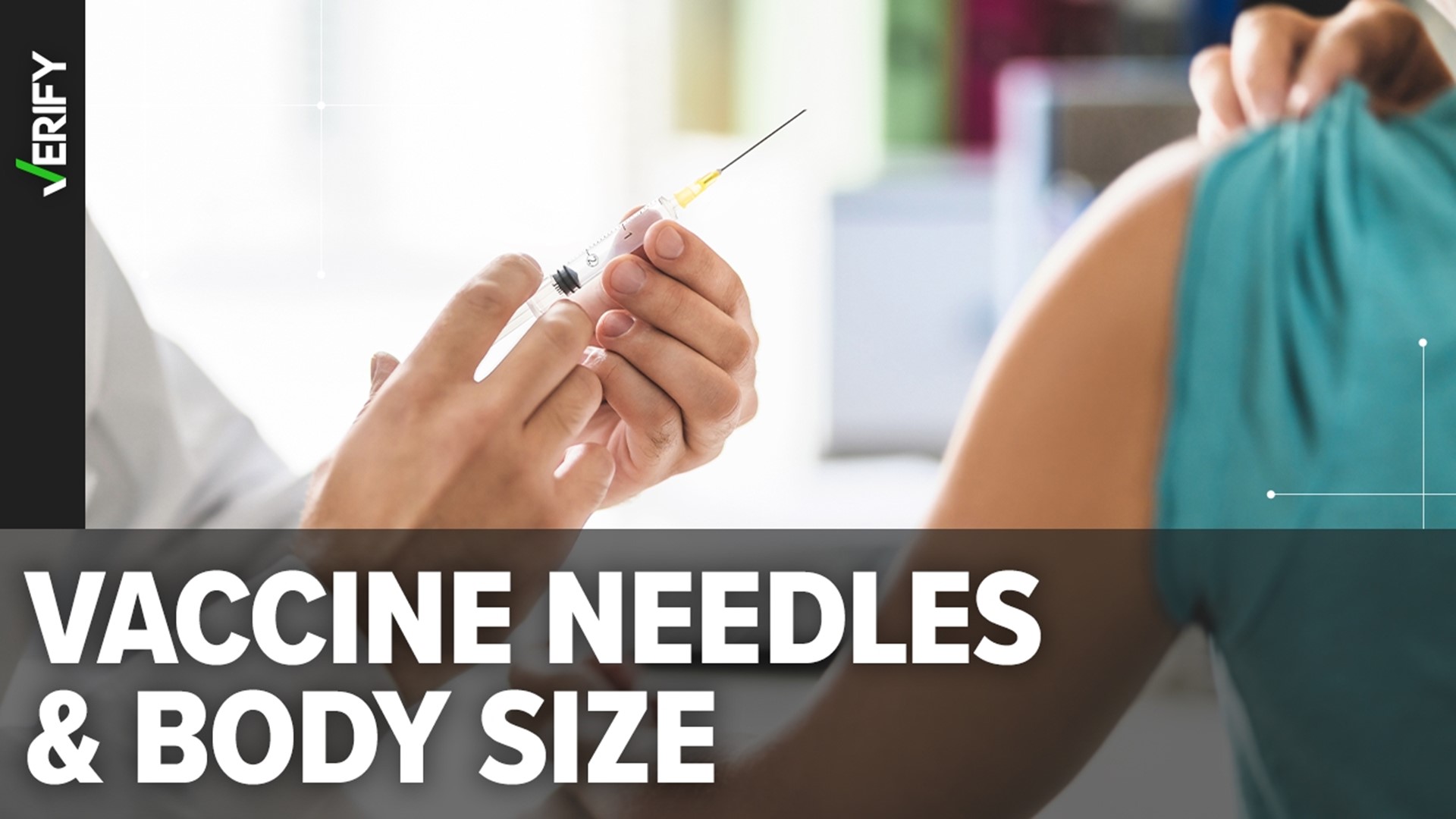 Viral posts claim people who weigh more than 200 lbs need a longer needle for vaccines. This is true.