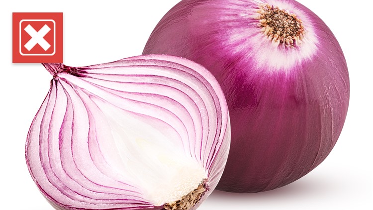 No, putting raw onions in your room or on your feet won’t cure your cold