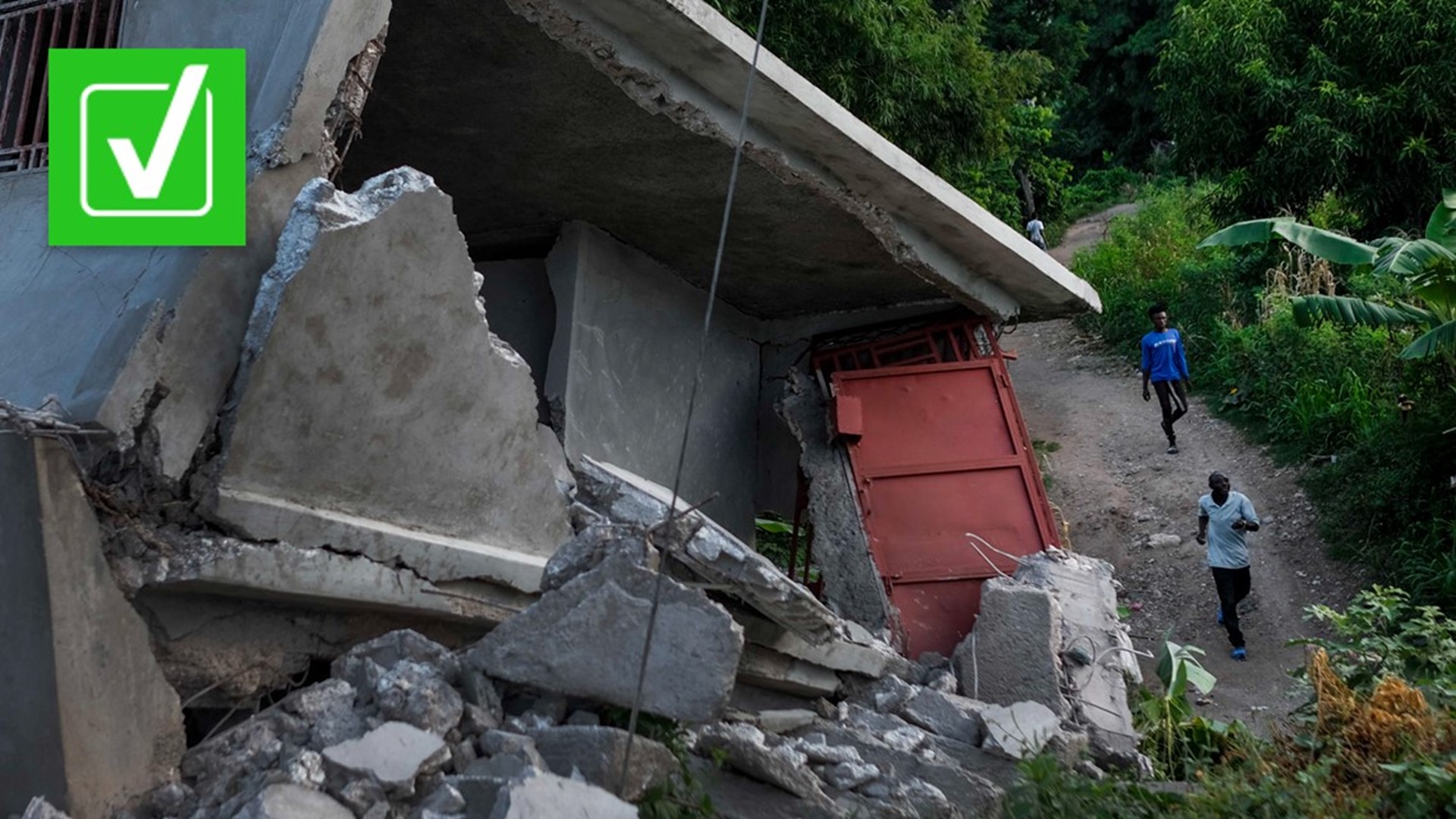 Haiti's most recent earthquake was 7.2 magnitude, whereas the 2010 quake was a 7.0 magnitude tremor.