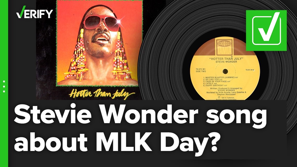 Yes, Stevie Wonder’s ‘Happy Birthday’ was produced to support making