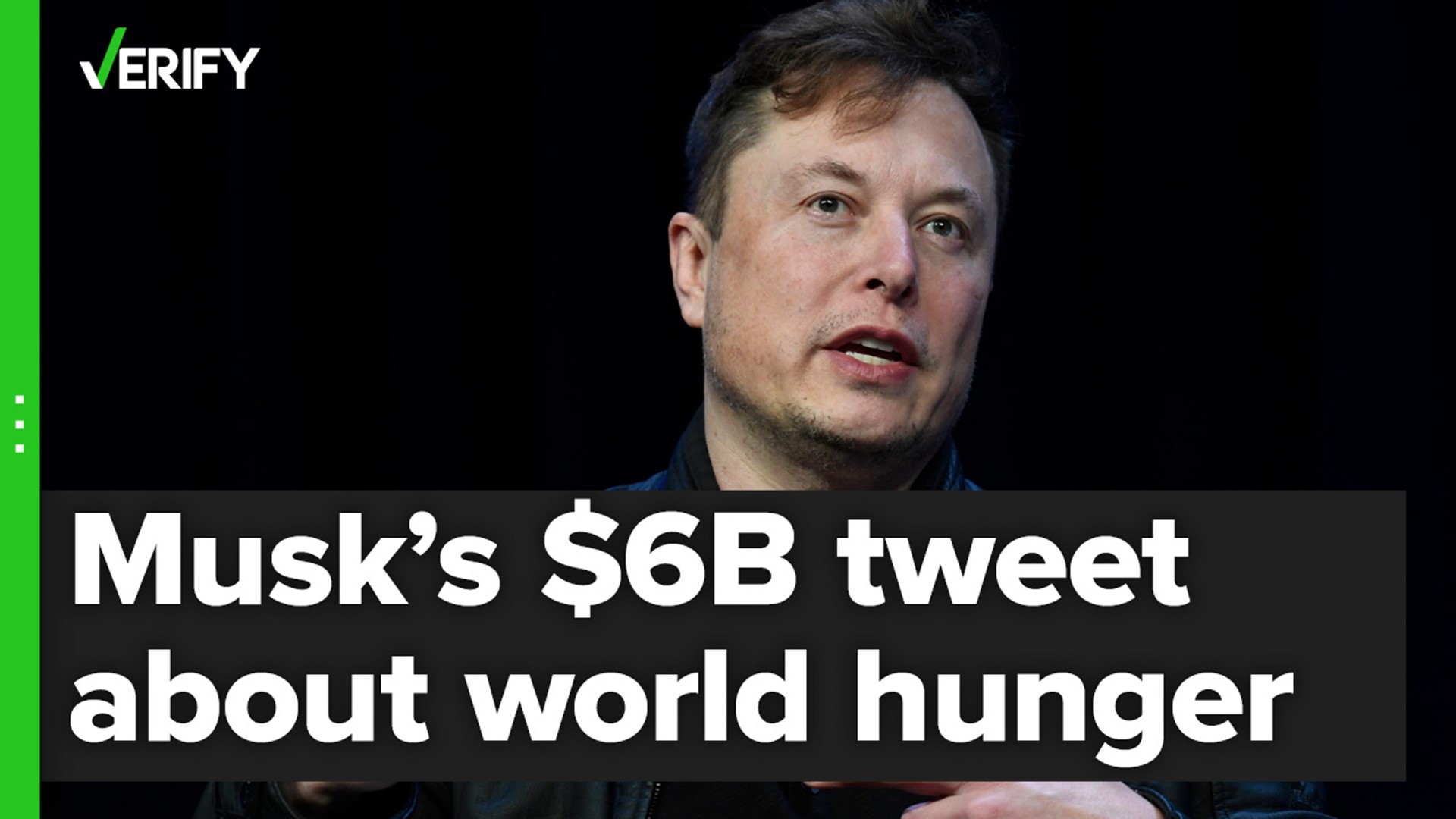 In 2021 Musk told the UN's World Food Programme that he would donate $6B to solve world hunger if they could share a plan on how they’d spend the money. They did.
