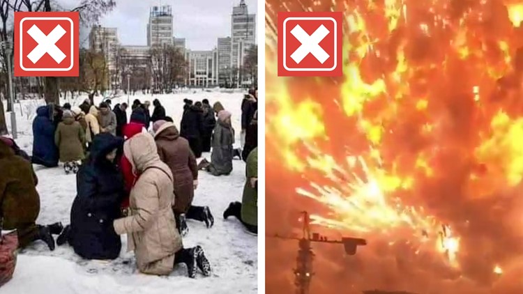 Fact-checking viral images and videos from Russia&rsquo;s attack on Ukraine