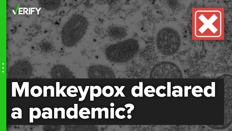 No, monkeypox has not been declared a pandemic