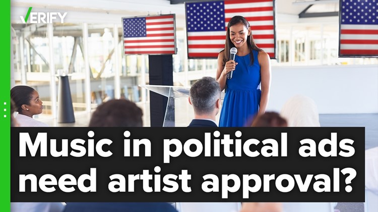 Here's when politicians need musician approval to use songs in ads