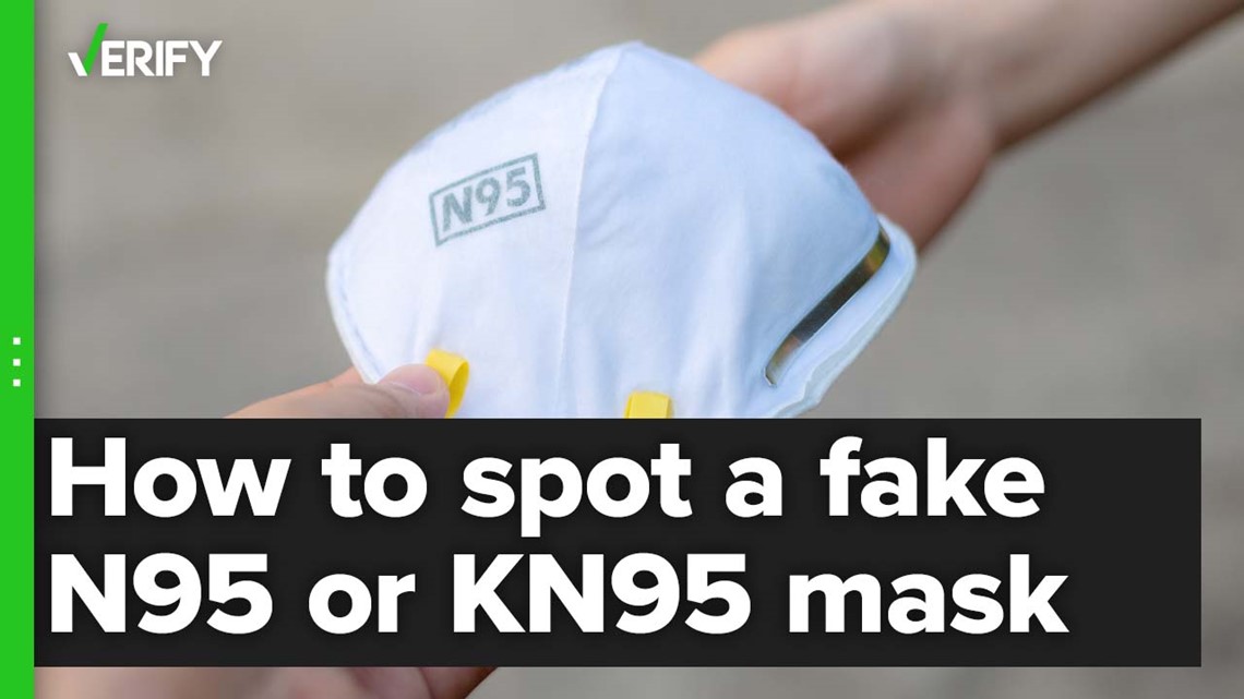 There are ways to determine if a KN95 or N95 mask is counterfeit