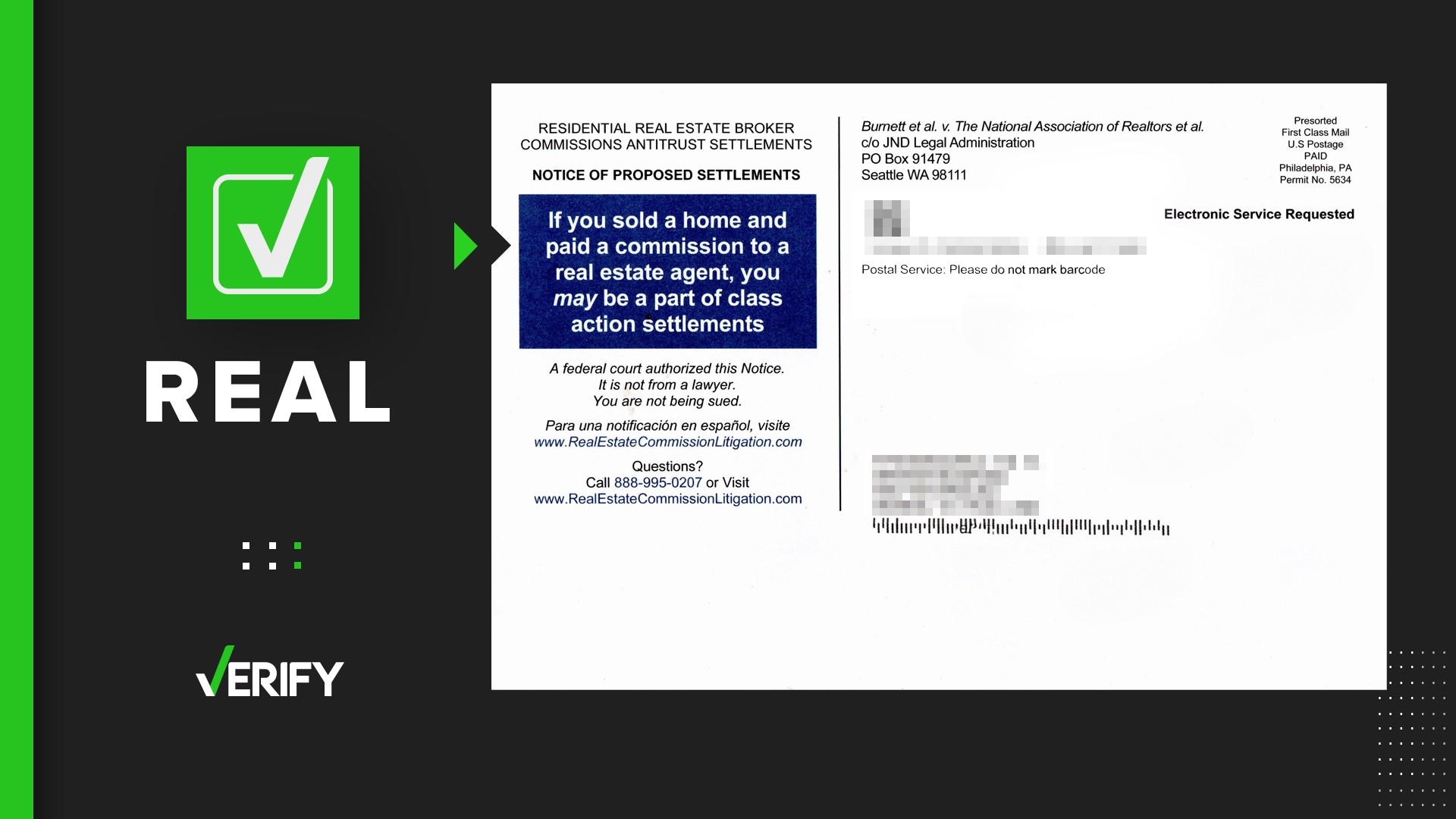 Real Estate Commission Litigation Eligible Date Range