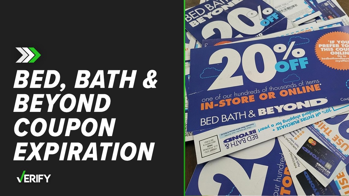 Bed Bath and Beyond coupons expiring soon