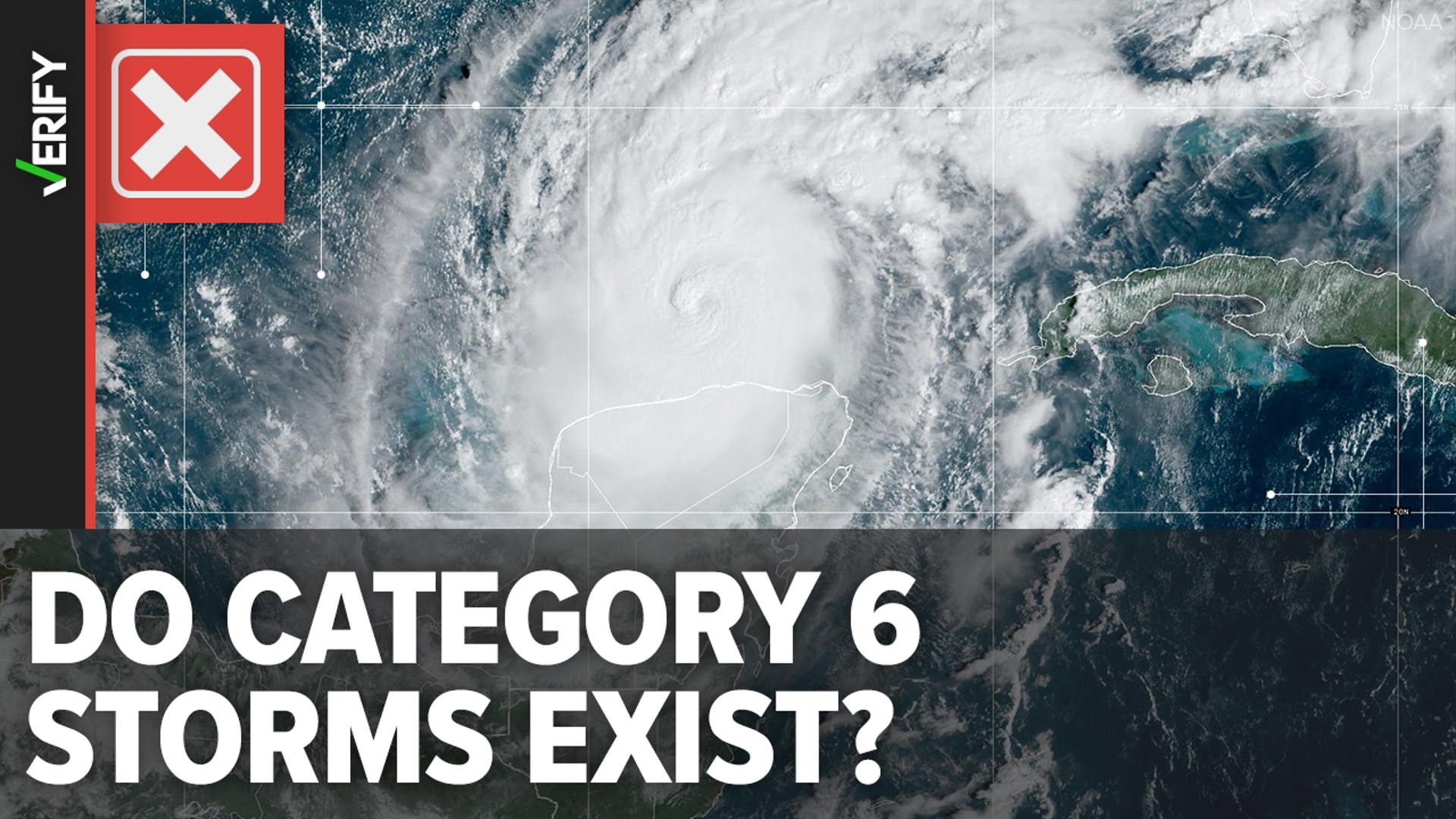 There are no category 6 hurricanes