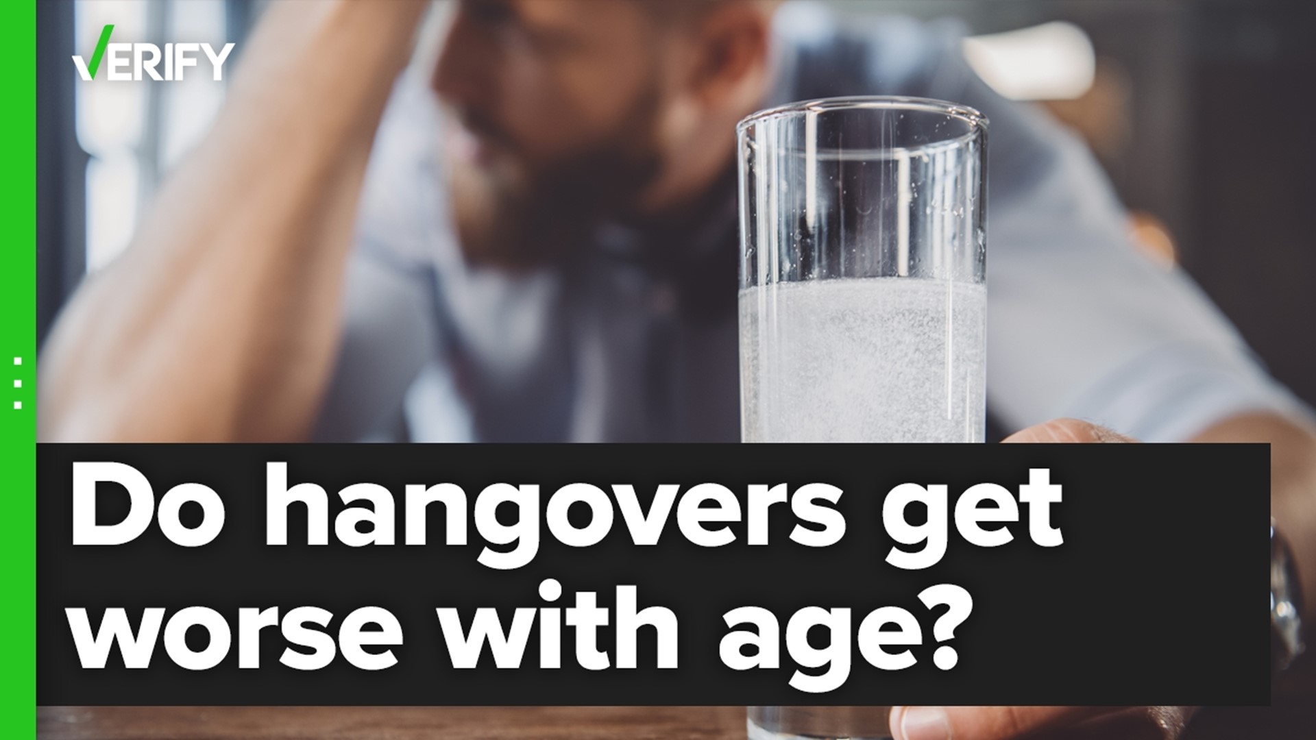 There is proof that age decreases the body’s ability to process alcohol. But there are a variety of factors that can cause bad hangovers, regardless of age.