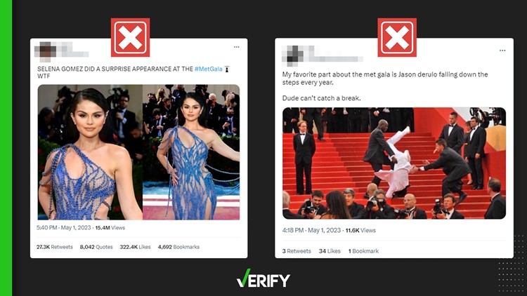 Met Gala 2023: Viral photo of Selena Gomez is fake; Jason Derulo didn’t fall down the stairs