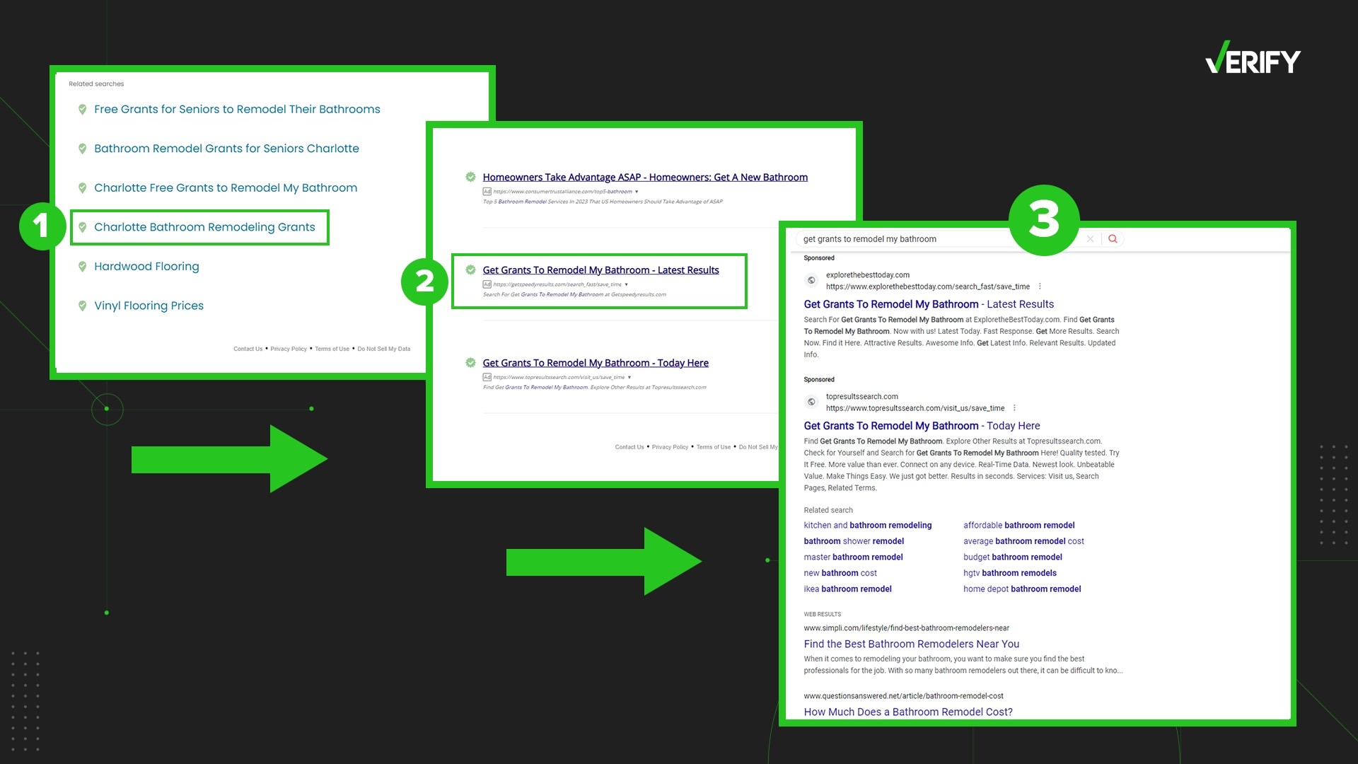 Facebook ads about bathroom remodel grants aren’t legit