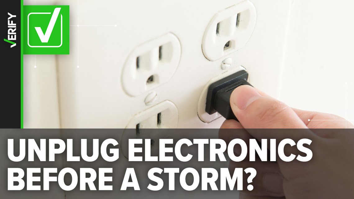 Why you should unplug electronics before a storm