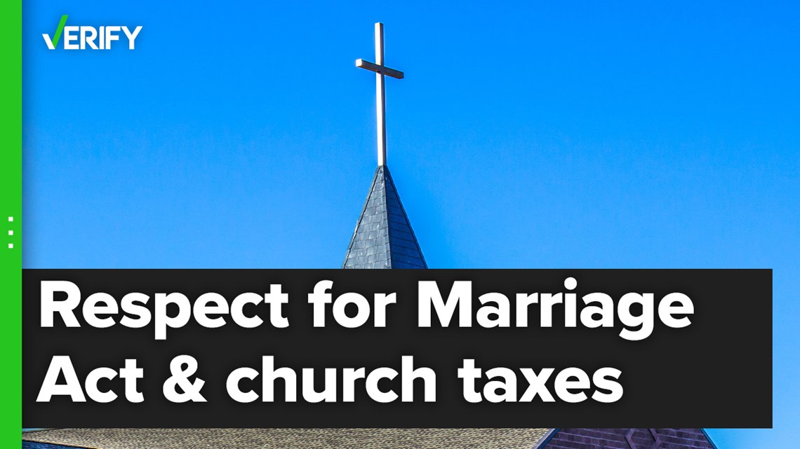 Churches That Support Same Sex Marriage Will Not Have Their Tax Exempt Status Revoked Under The