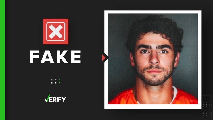 Viral image purporting to be Luigi Mangiones NYPD mugshot is fake