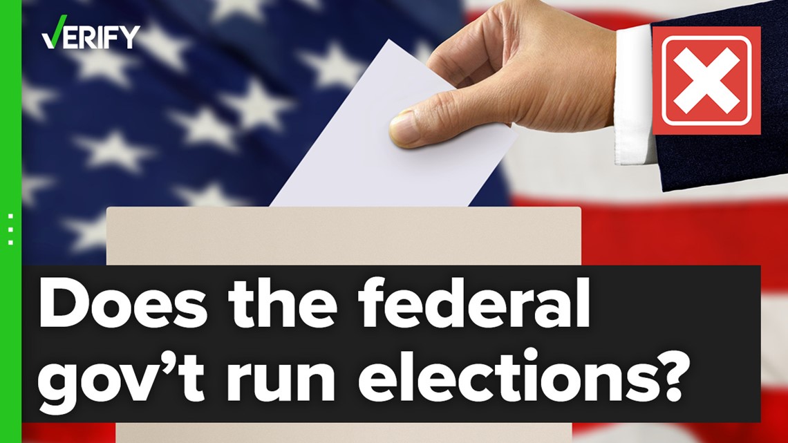 States run their own election, not the federal government