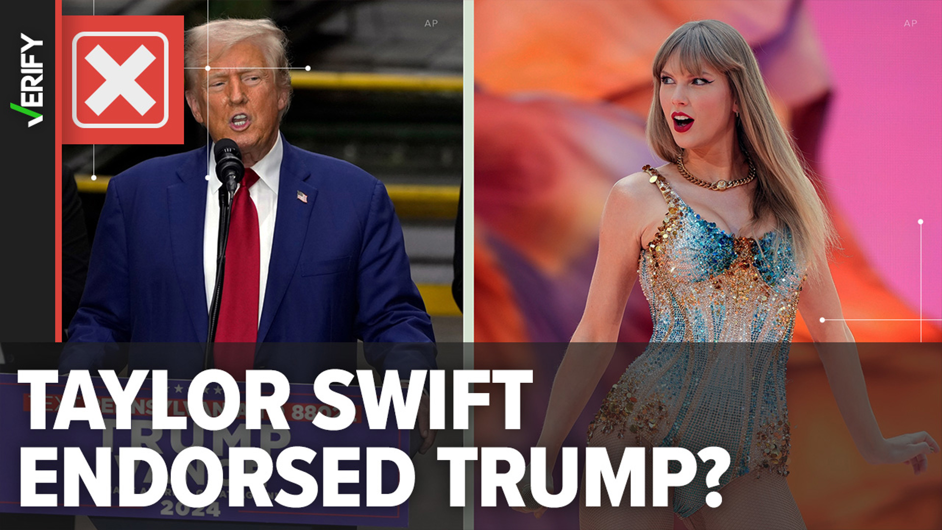 Trump shares fake AI endorsement from Taylor Swift