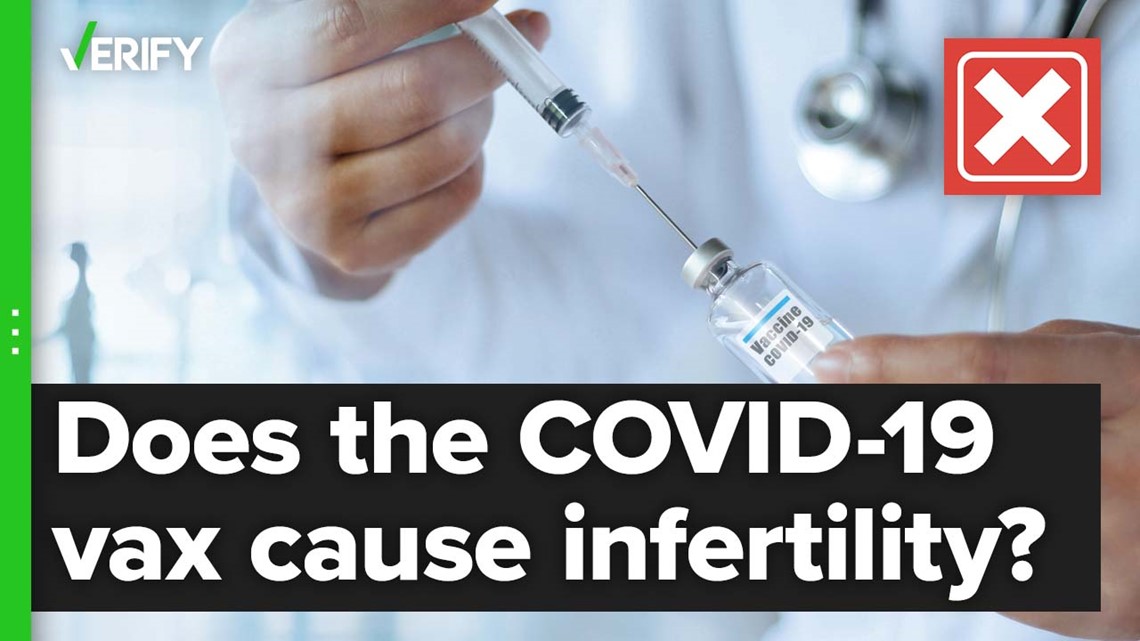 There's no evidence that the COVID-19 vaccine causes infertility in women or men