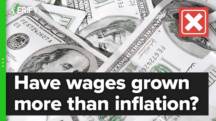 Biden claimed wages have grown more than inflation. But the two most followed inflation measures don’t add up.