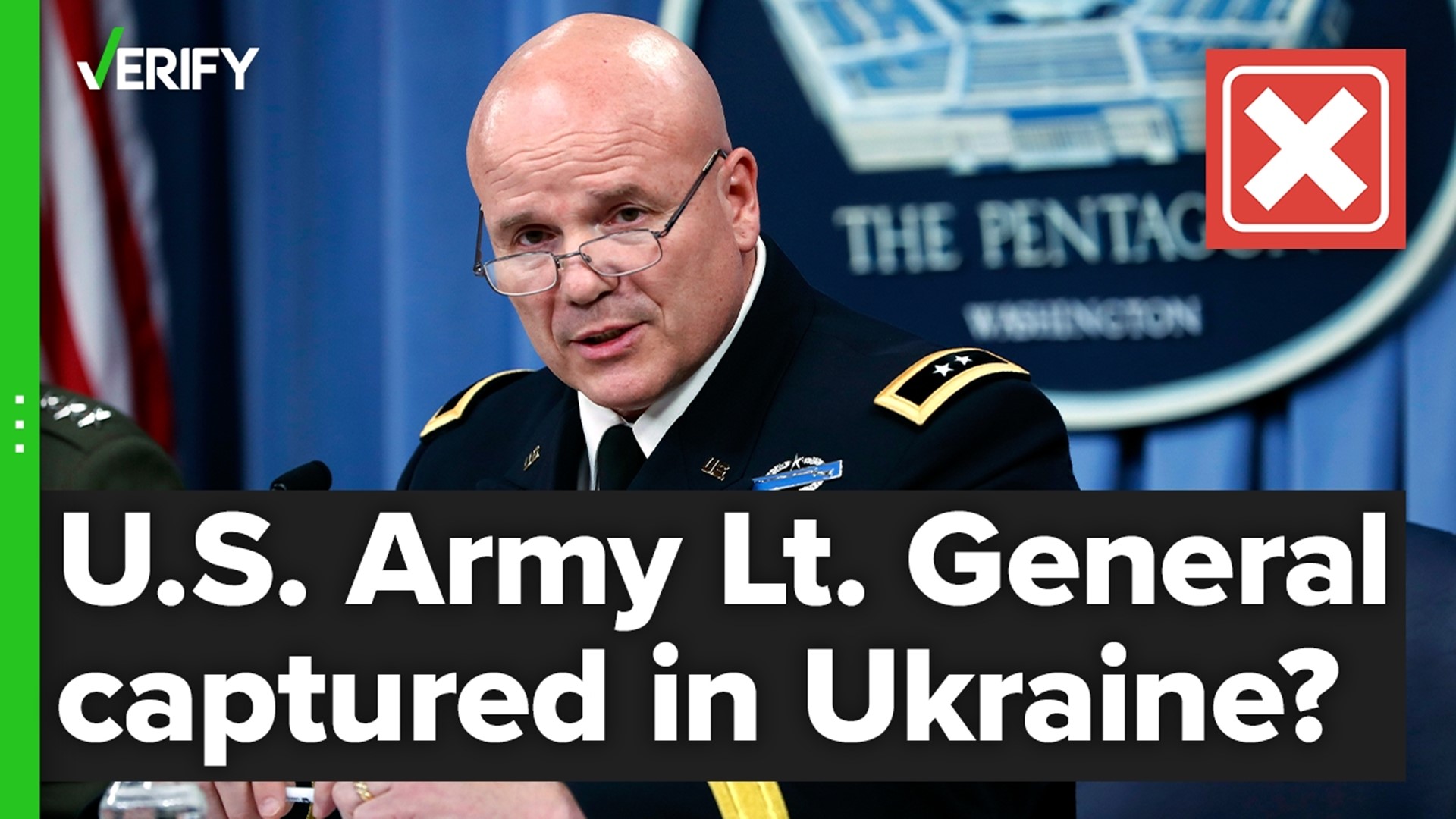 Was U.S. Army Lieutenant General Roger Cloutier captured in Ukraine by the Russian Army?