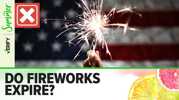 No, fireworks don’t expire but they do lose their spark as they age