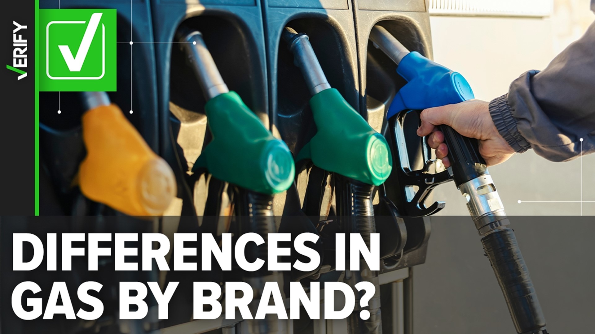 Fuel is different between gas station brands