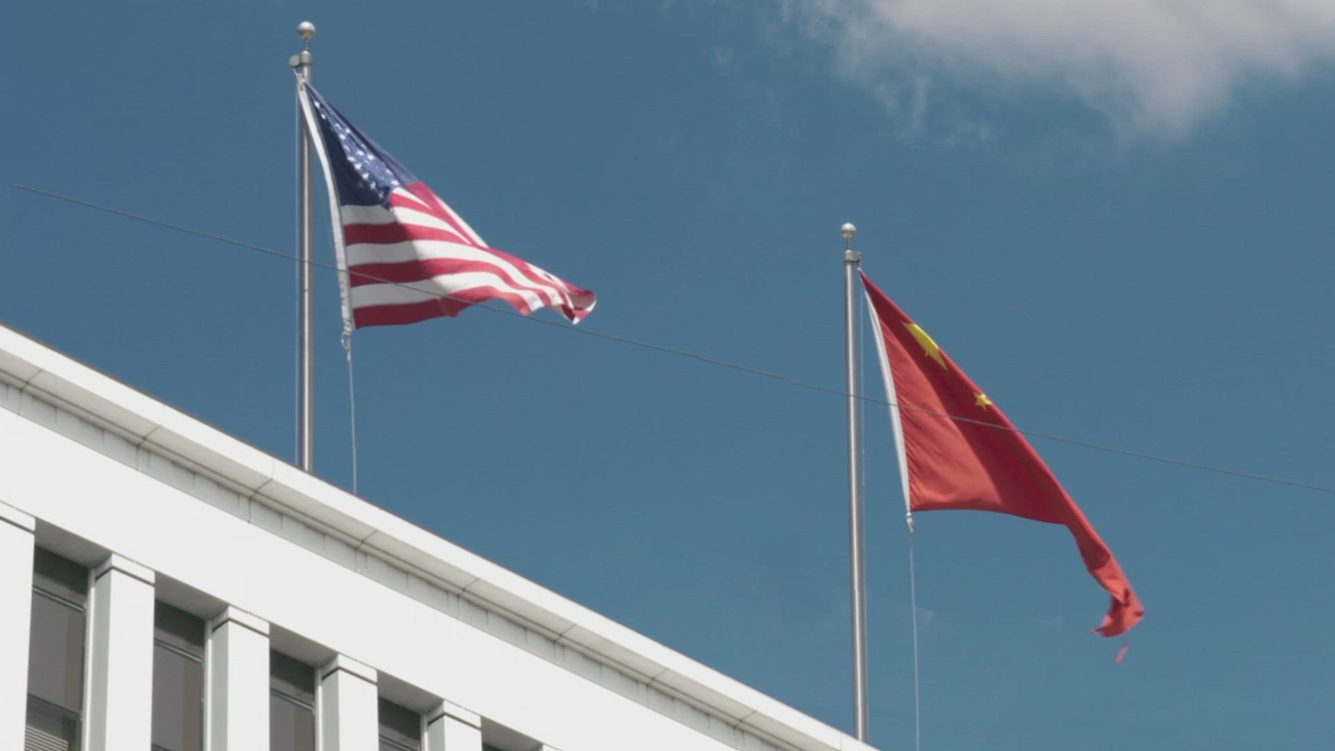 China is ramping up the attacks on American officials accusing the U.S. of 'malicious slander' after the Chinese consulate in Houston was ordered to close. Veuer's Nick Cardona has that story.