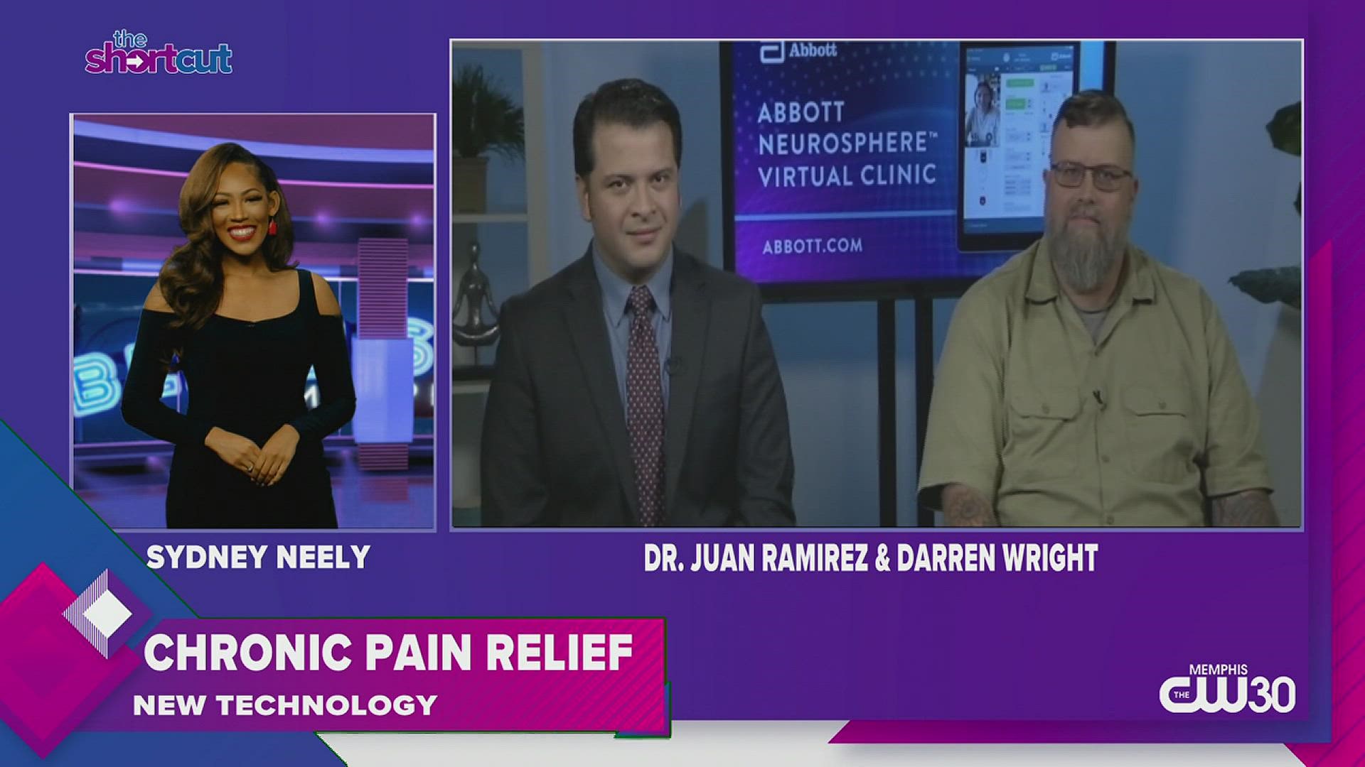 Don't let chronic pain ruin your life! Relieve it with this new state-of-the-art technology! Courtesy of Dr. Juan Ramirez and Parkinson's patient Darryn Wright.