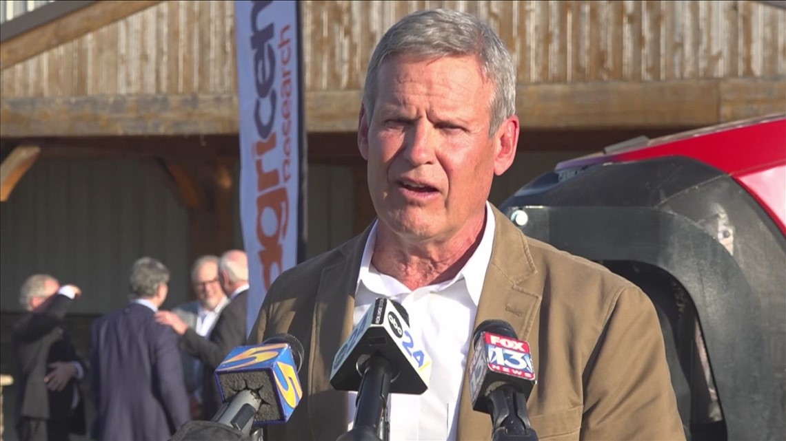 Tennessee Gov. Bill Lee speaks on funding Memphis sports venues ...