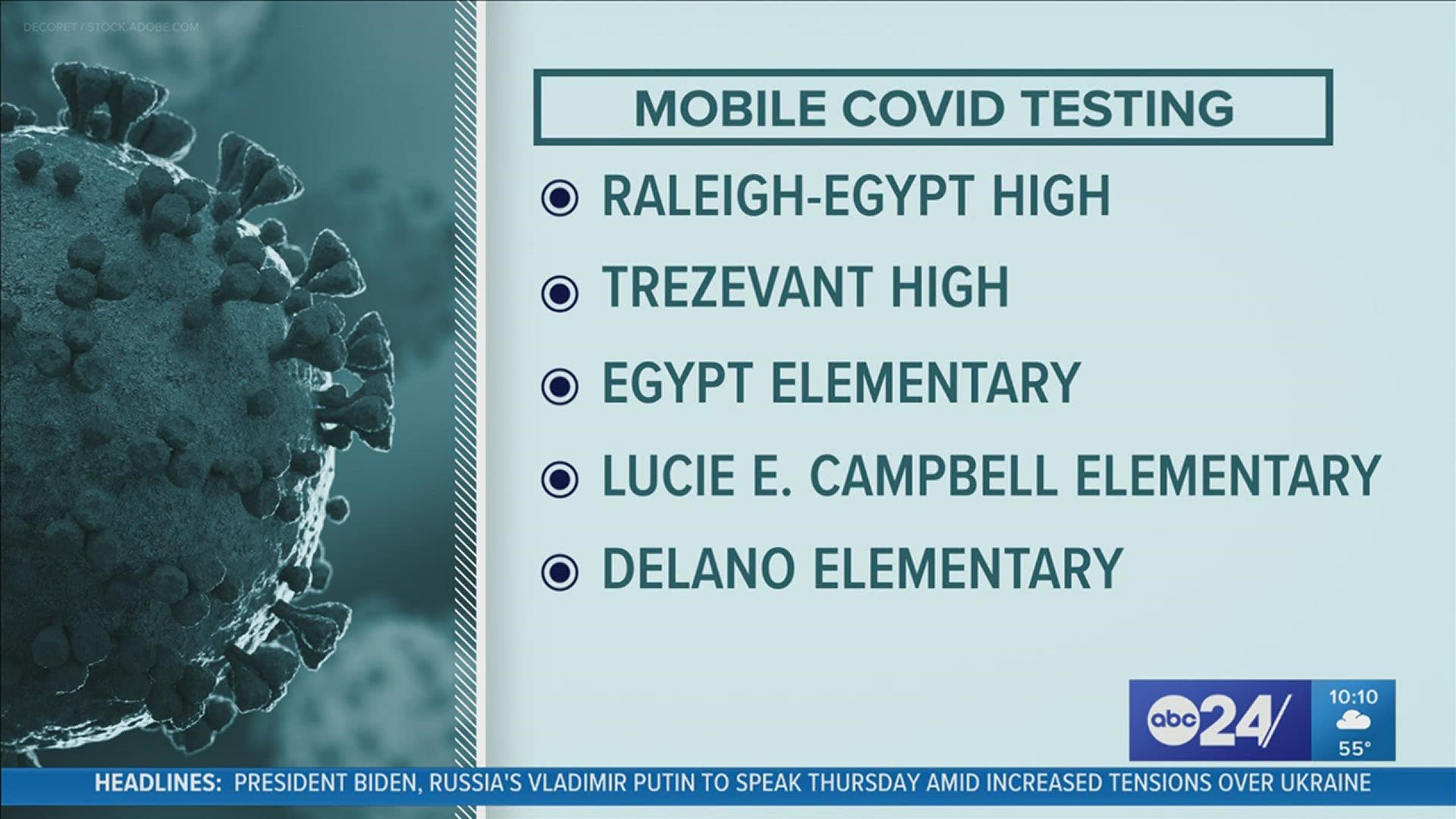 Shelby County Schools is reminding parents that there is one more day of mobile testing before students go back to school Monday.