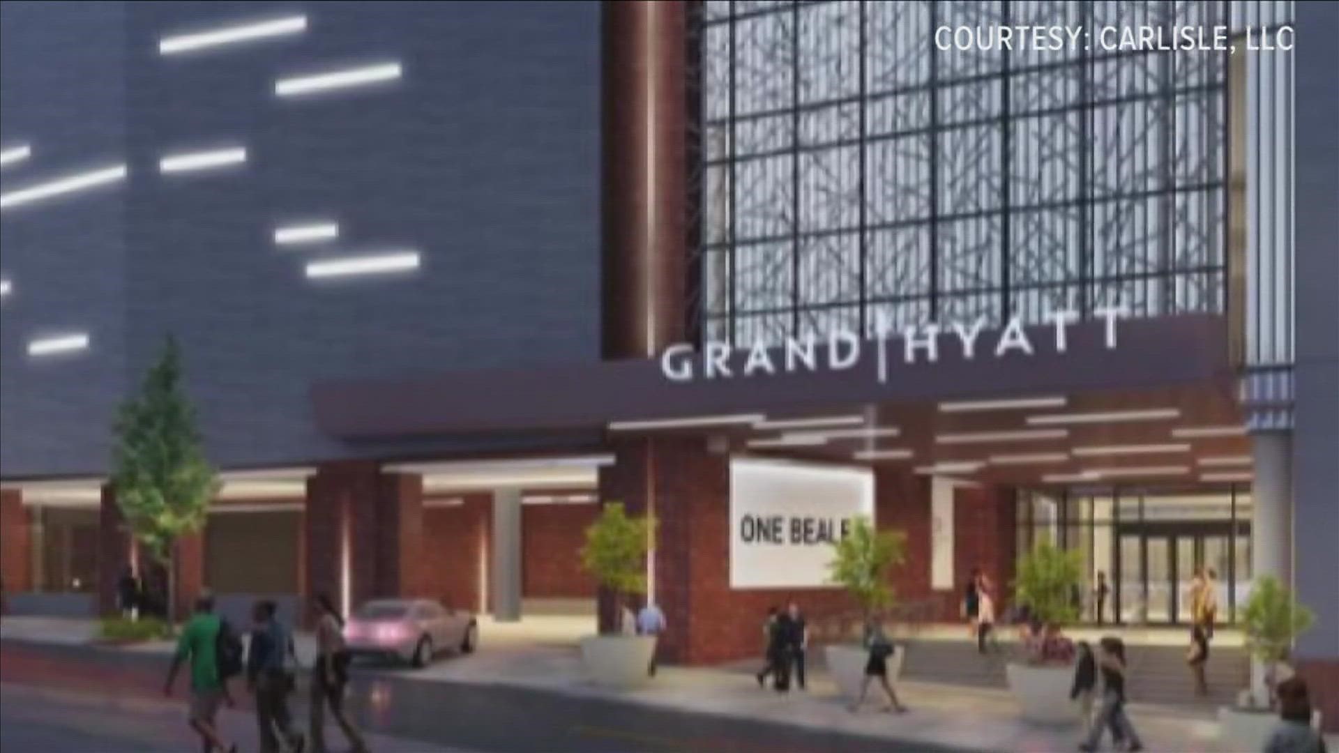 Richard Ransom explains what he thinks about the Grand Hyatt hotel project planned for downtown.