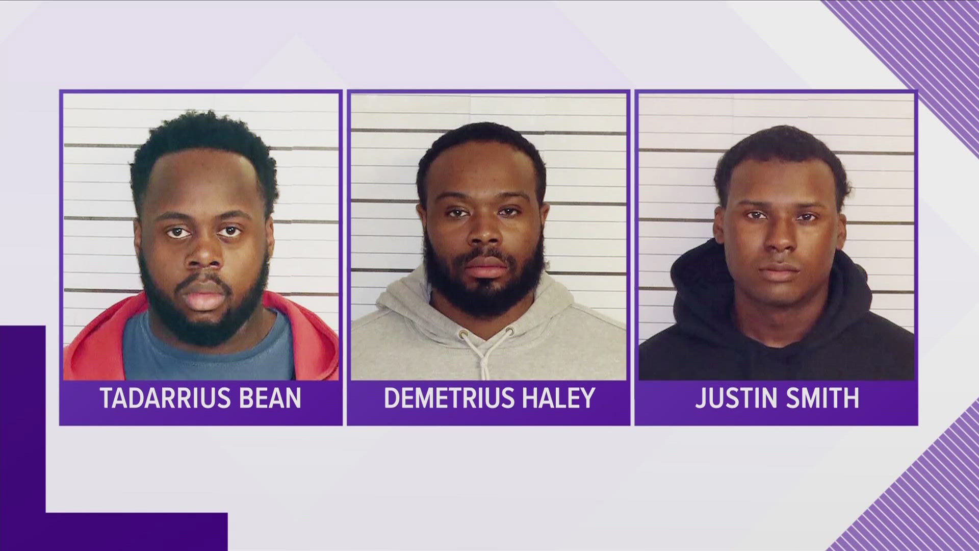 Former Memphis Police officers Tadarrius Bean, Demetrius Haley, and Justin Smith Jr. all face federal charges in Tyre Nichols’ beating death.