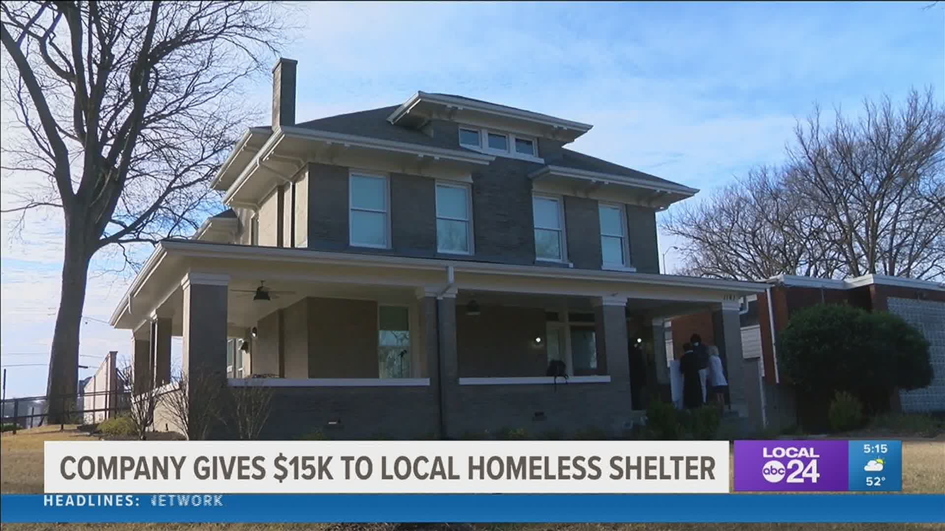 Hunter Fan Company raised $15,000 this year to give to the Dorothy Day House.