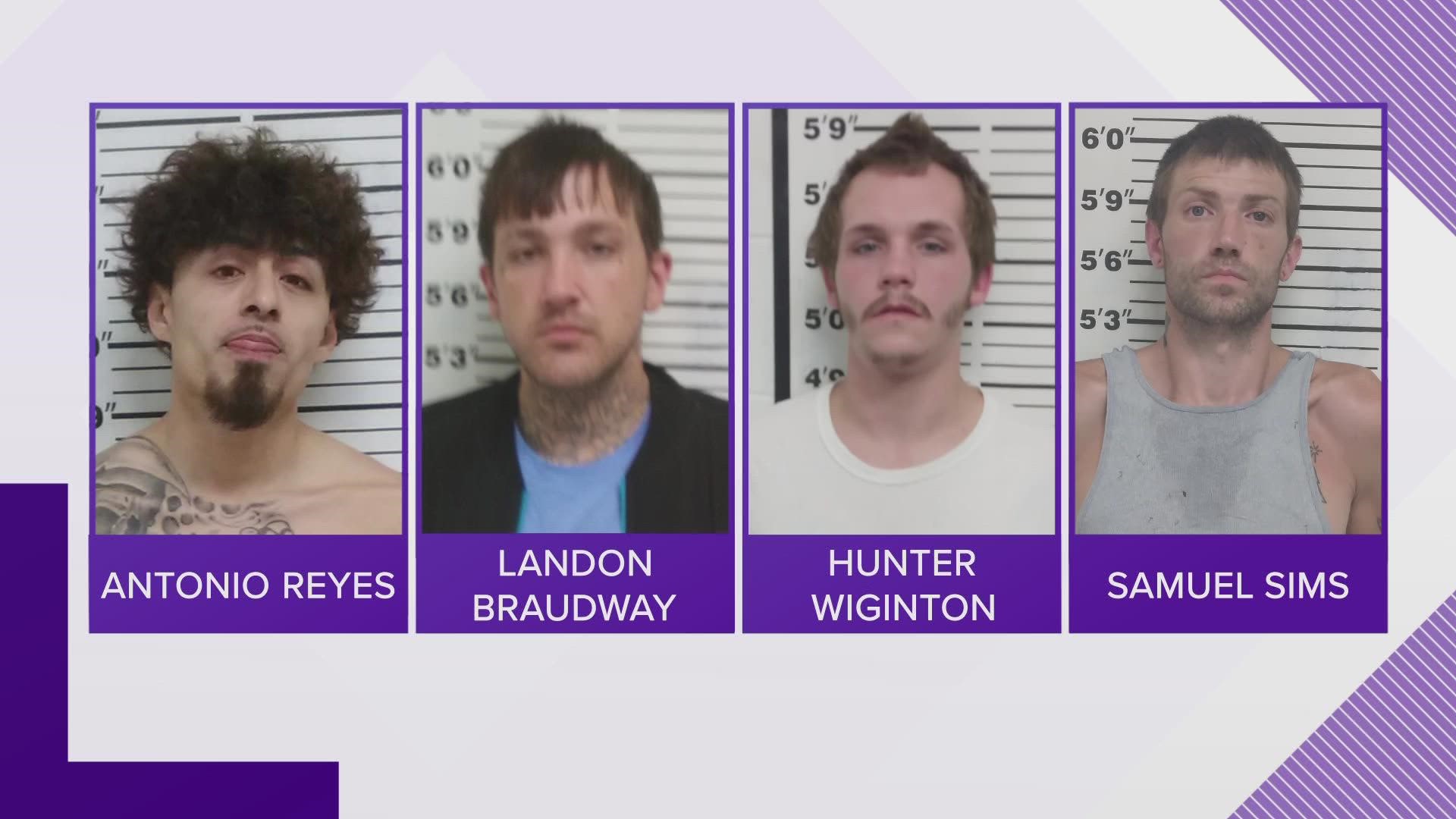 The Alcorn County, Mississippi, Sheriff’s Office is on the hunt for the four inmates who escaped early Friday morning, August 5, 2022.