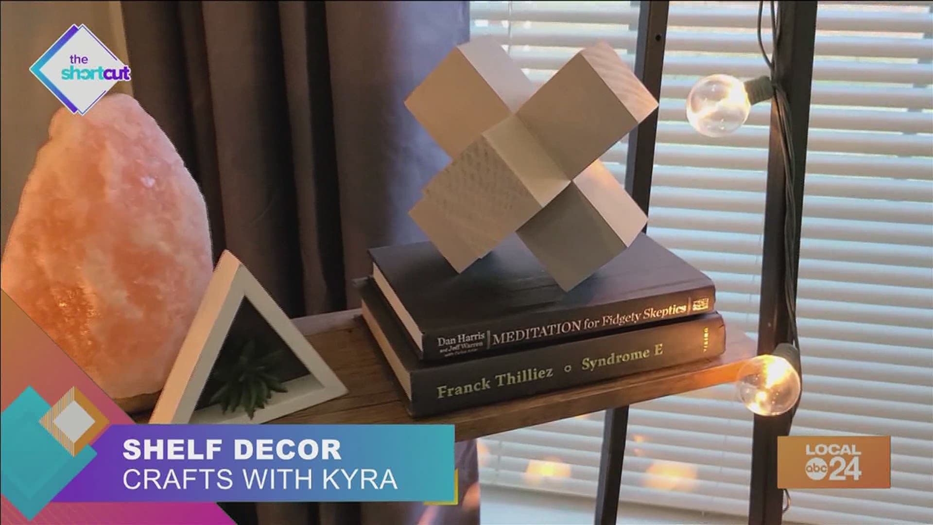 If you're a math and/or modern art enthusiast looking to showcase your love for minimalism without breaking the bank, check out Kyra Black's DIY shelf décor how-to!