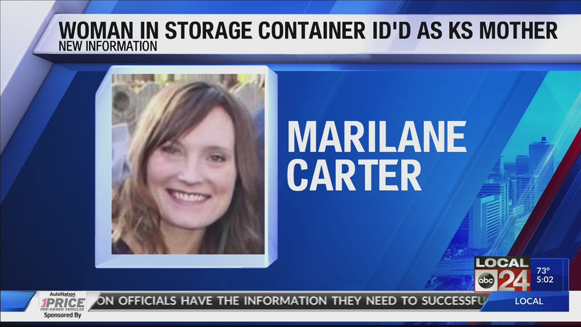 Marilane Carter was last seen leaving her Overland Park home August 1st.