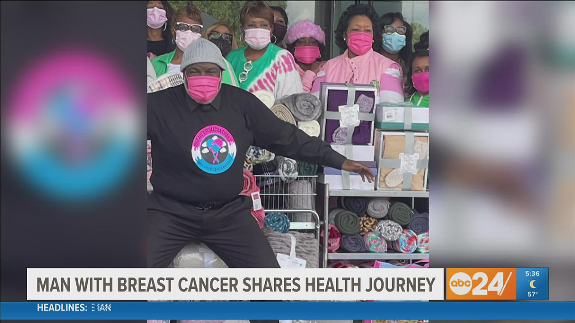 Doctors say less than 1% of all breast cancer diagnoses can be found in men, and Vance Stacks, junior is a male breast cancer survivor who shared his testimony.
