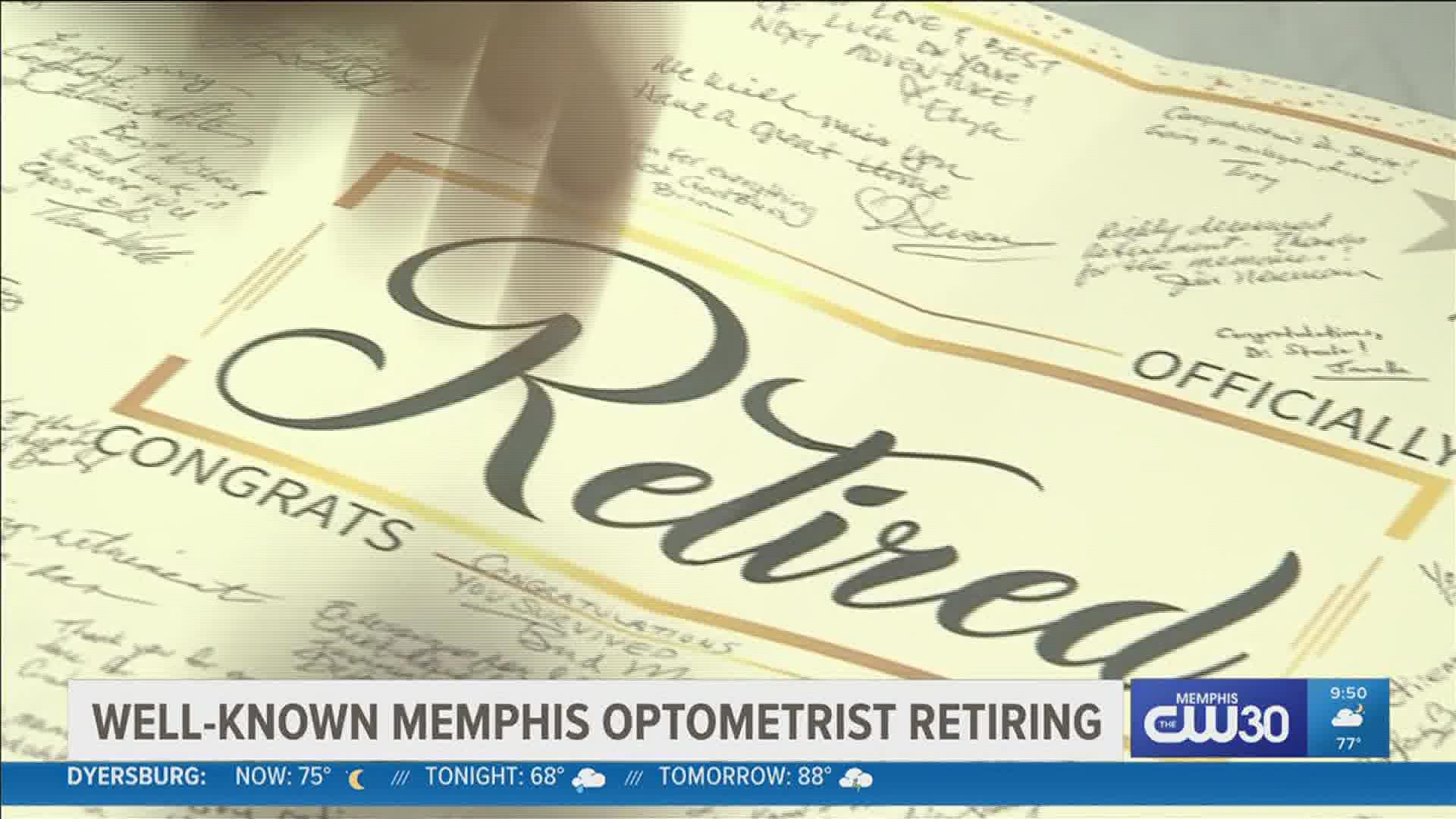 Dr. Glen Steele has taught more than 6,000 optometrists serving in Memphis and across the U.S.